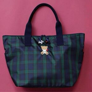 新品 未使用 familiar ファミリア 人気 マザーズバッグ ブラックウォッチ