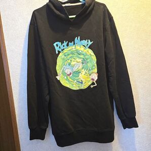 メンズ 古着 Rick and MORTyフードパーカー