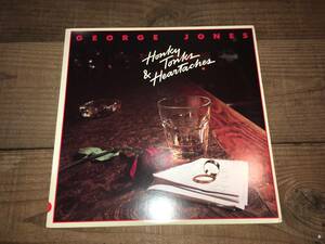 LPレコード/87年US盤●ジョージジョーンズGeorge Jones / Honky Tonks & Heartaches