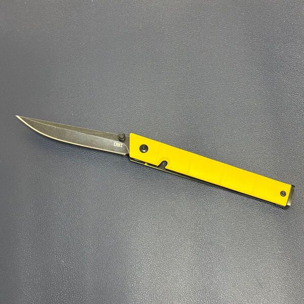 CRKT フォールディングナイフ イエロー CEO