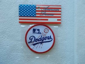 Dodgers ドジャーズ MLB ロゴ 刺繍 パッチ 野球 ワッペン/ メジャーリーグ ベースボール USA ビンテージ 314