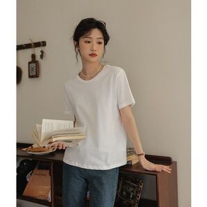 Tシャツ 半袖 無地 ホワイト