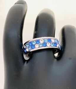 Art hand Auction سواروفسكي خاتم الخلود الكامل, الحجم 14, فوجيو ~ فوجيهينا ~ صناعة يدوية (989), صنع يدوي, إكسسوارات (للنساء), آحرون