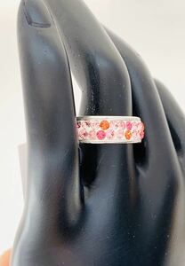 Art hand Auction Swarovski Full Eternity Ring, Size 14, Fujiyo ~ Fujihina ~ Handmade (986), Handmade, Accessories (for women), others