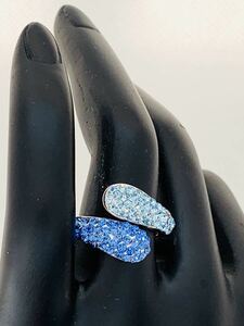 Art hand Auction Swarovski Design Ring, Free Size, Fujiyo~Fujihina~Handmade(985), Handmade, Accessories (for women), others