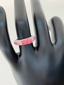 Art hand Auction Swarovski Design Ring, Free Size, Fujiyo~Fujihina~Handmade(987), Handmade, Accessories (for women), others