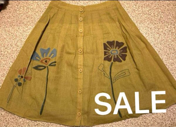 【週末SALE】 ホコモモラ 膝丈スカート サイズ40