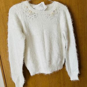 【新品タグ付き】シャギーニット