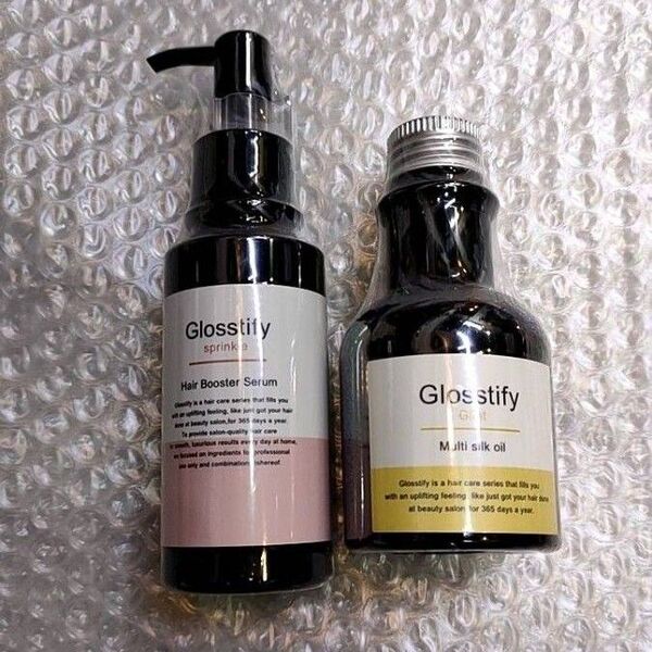 Glosstify ヘアブースターセラム & マルチシルクオイル セット