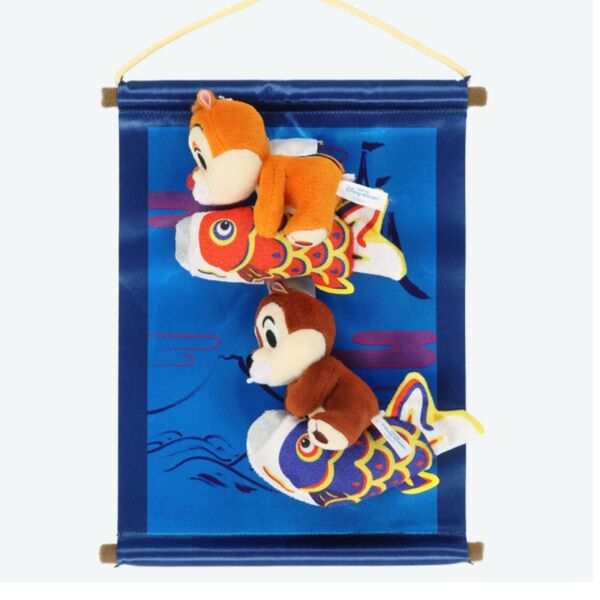 ディズニー 鯉のぼり チップ デール ぬいぐるみバッジ