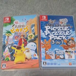 【Switch】 帰ってきた 名探偵ピカチュウ ソフト2本セット
