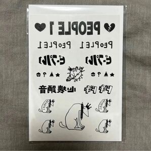 新品未開封 PEOPLE1 タトゥーステッカー