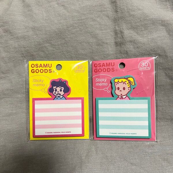 未開封 OSAMU GOODS ダイカット付箋 ベティ ジル セット