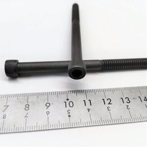 N0492 キャップスクリュー 半ネジ UNC1/4-20山×3”1/4 鉄 2本