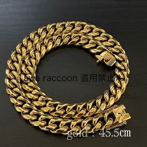 喜平ネックレス ゴールド チェーンネックレス 45.5㎝ 鏡面
