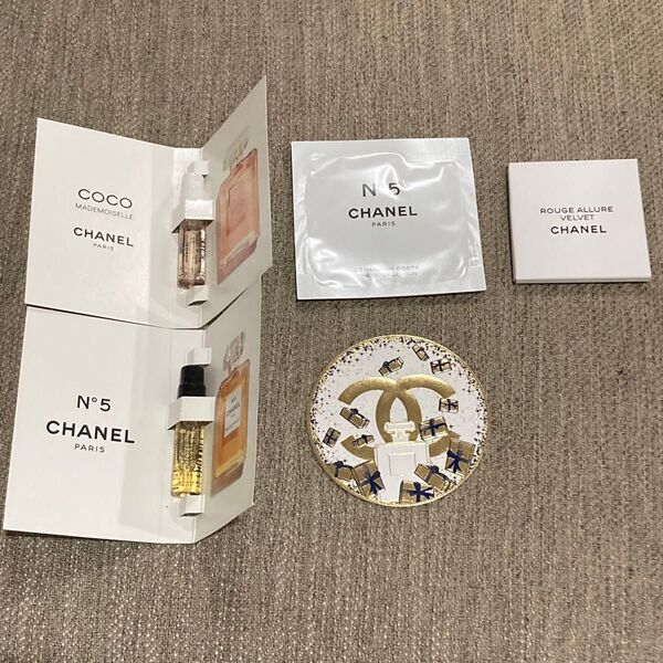 CHANEL シャネル イベント サンプル 試供品 ノベルティ 香水 ミラー コースター