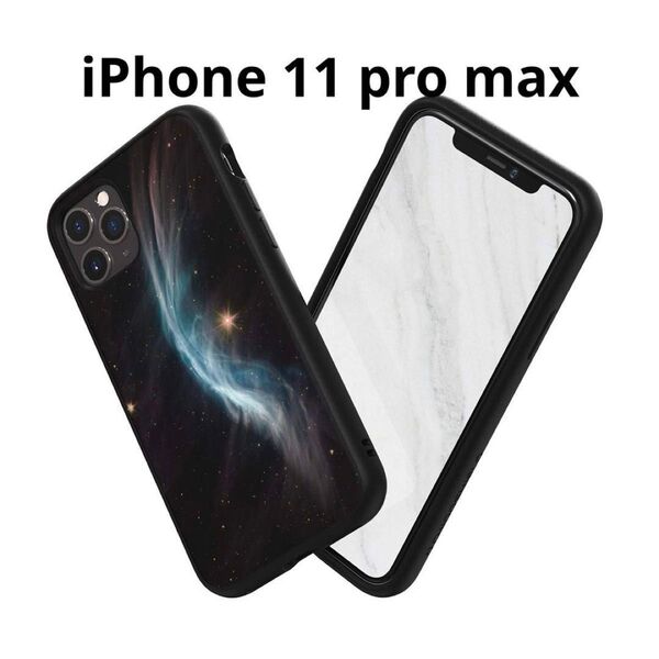 iPhone11 pro max ケース カバー 薄型 耐衝撃 iPhoneケース 宇宙 シンプル