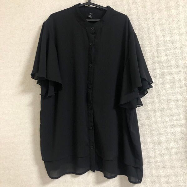ラッフルスリープブラウス