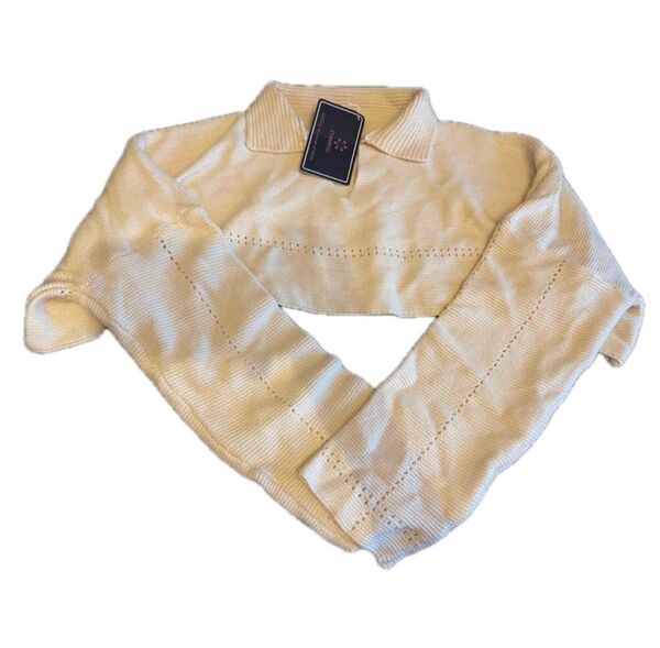 ショート丈ニットトップス Vネック shein GRL グレイル インナー 重ね着 shoplist ショップリスト 春ニット