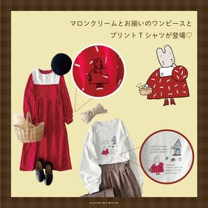 エヘカソポ マロンクリーム サンリオ コラボ プリントカットソー 新品