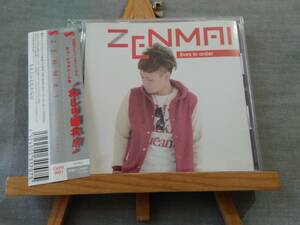 X219h 即決有 中古CD サイン入り帯付き ZENMA 『lives in order』 名古屋ポップバンド 4曲入りデビュー・マキシ・シングル