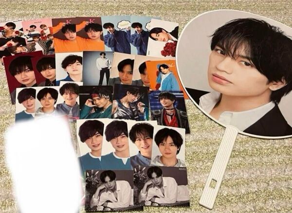 中島健人 厚紙カード うちわ ちょっこりさんぬいぐるみ 公式写真