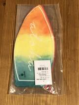 ポーチ 小物入れ サーフボード オレンジ × アクア 小銭入れ めがねケース surf サーフ ハワイ hawaii カリフォルニア aloha アロハ_画像2