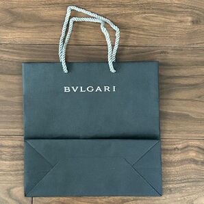 BVLGARI ブラック 紙袋