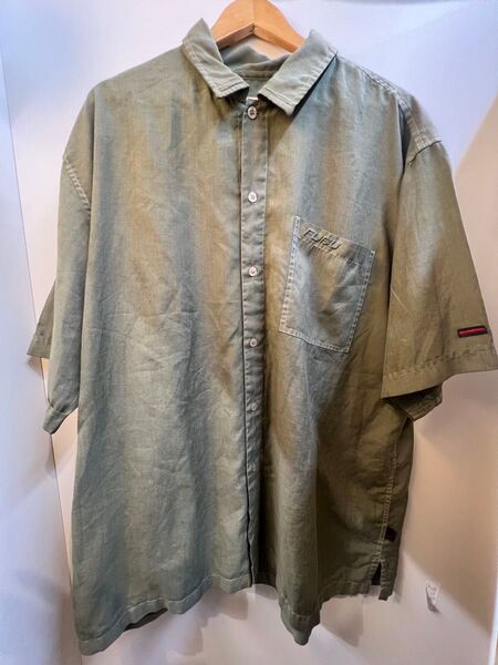FUBU フブ ビッグシャツ 開襟シャツ ワークシャツ 2XL