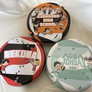 ハイキュー ハイチュウ缶 丸型 3種セット