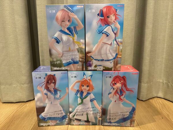 五等分の花嫁∽ Trio-Try-iT Figure マリンルック 5体セット
