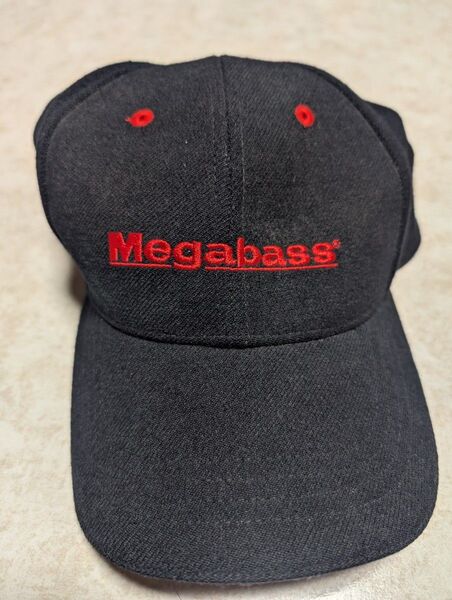 メガバス フィールドキャップ ブラック×レッド Megabass CAP 帽子