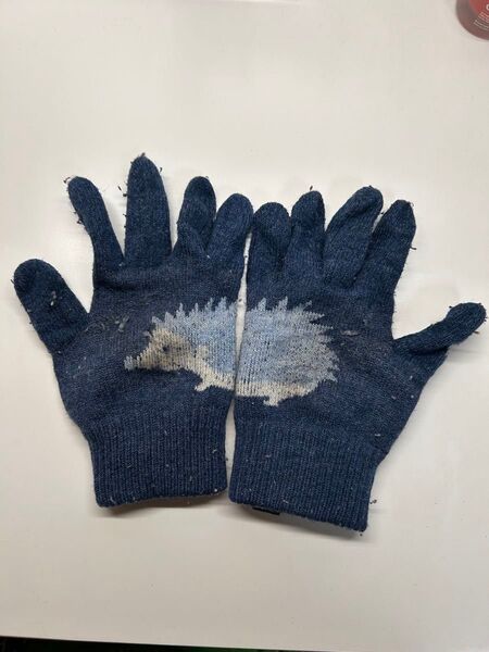 キッズ 手袋 ハリネズミ