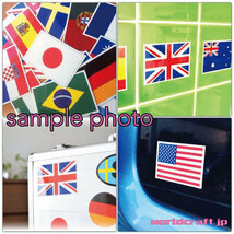 1■_ドバイ首長国国旗ステッカー Sサイズ 5x7.5cm 1枚即買■Dubai Flag sticker decal 耐水シール AS_画像4