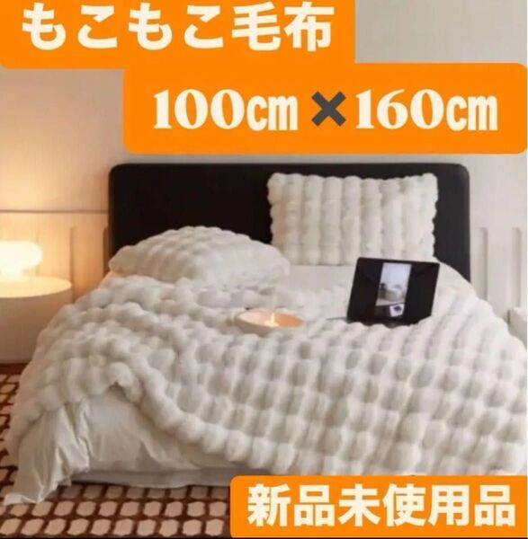 《SNSで話題》ふわとろ ブランケット 毛布 ふわもこ 毛布 厚手 ホワイト