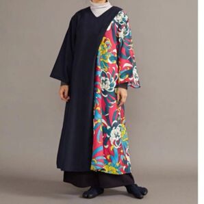 新品未使用 倭物やカヤ ジャポネズリ 彩り銘仙ワンピース 完売品