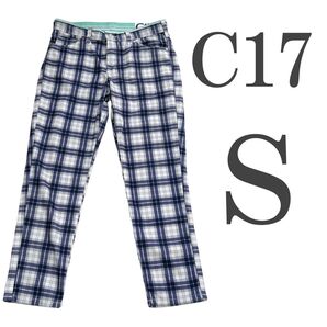 【C-SEVENTEEN】EDWIN チェック柄パンツ S スポーツ GOLF