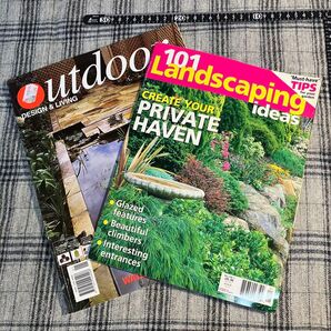 【現地購入】洋書 インテリア雑誌 OUTDOOR & 101 landscaping idea