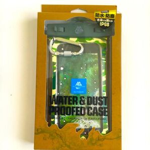 完全防水、防塵スマホケース【カラナビ&ネックストラップ付】