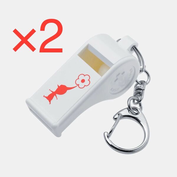2個 ピクミン3 デラックス ホイッスルキーホルダー / ホイッスル 笛