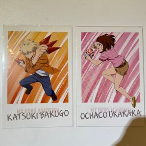 僕のヒーローアカデミア ヒロアカ 爆豪勝己 麗日お茶子 アニメイト ポストカード ポストカード