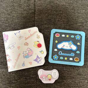 サンリオ マスクケース シナモロール クリアラバーコースター マイメロディ コジコジ アクリルクリップ