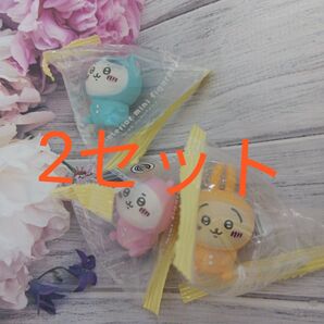 ちいかわ ミニフィギュア パジャマパーティー セリア キャンドゥ 2セット