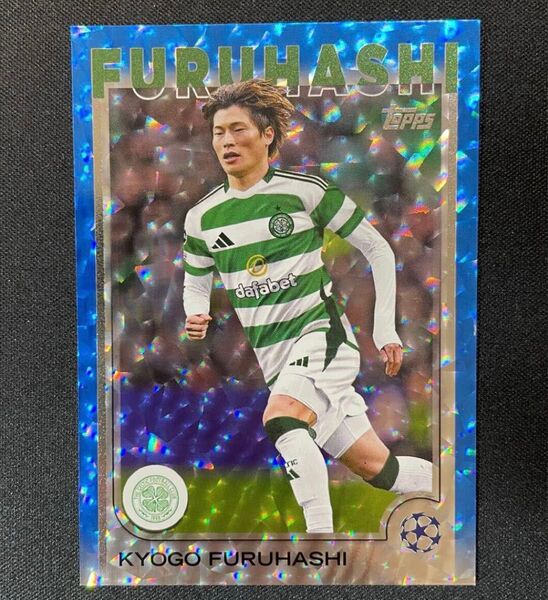 75枚限定 2024-25 Topps 古橋亨梧 セルティック レンヌ UEFA パラレル 日本代表