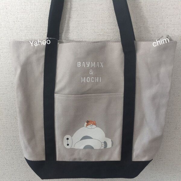 ディズニー ベイマックス トートバッグ モチ レディース バッグ キャンバス メンズ 猫 トート Disney
