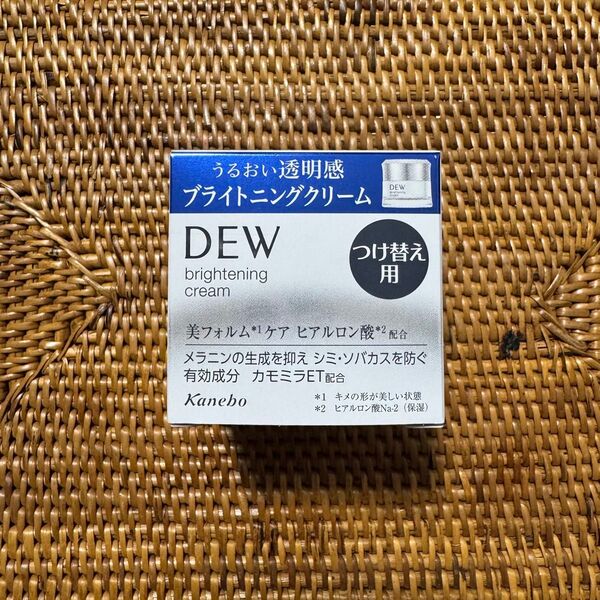 DEW 美滴クリーム ブライトニングクリーム 美白クリーム レフィル 付け替え用