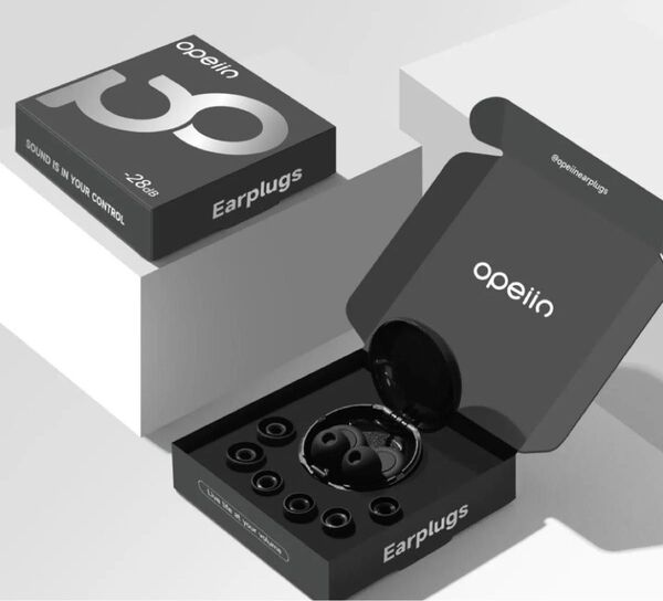 【人気商品】OPEIIN 耳栓 睡眠用 - 聴覚保護のための柔軟なシリコン、睡眠、集中、旅行用超柔軟な再利用可能なノイズ低減耳栓