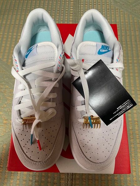 新品 Nike Dunk Low "Barber Shop Grey" ナイキ ダンクロー バーバーショップ グレー