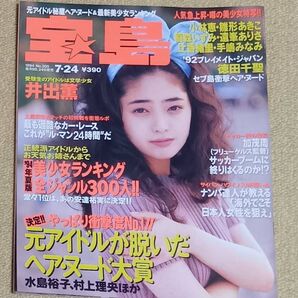 宝島 1994年7月24日 NO.300 井出薫 小林恵 雛形あきこ 稲森いずみ 遠峯ありさ 辻香織里