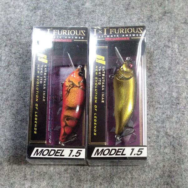 メガバス IxI FURIOUS 1.5 ワイルドクロー + イマエゴールド 2個セット!!